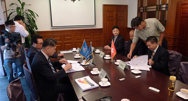 Signing Ceremony for Education Business between the WREA & REC and Hong Kong, Macao, and Taiwan