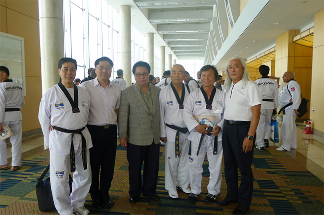 Meeting with the Taekwondo masters of each countries